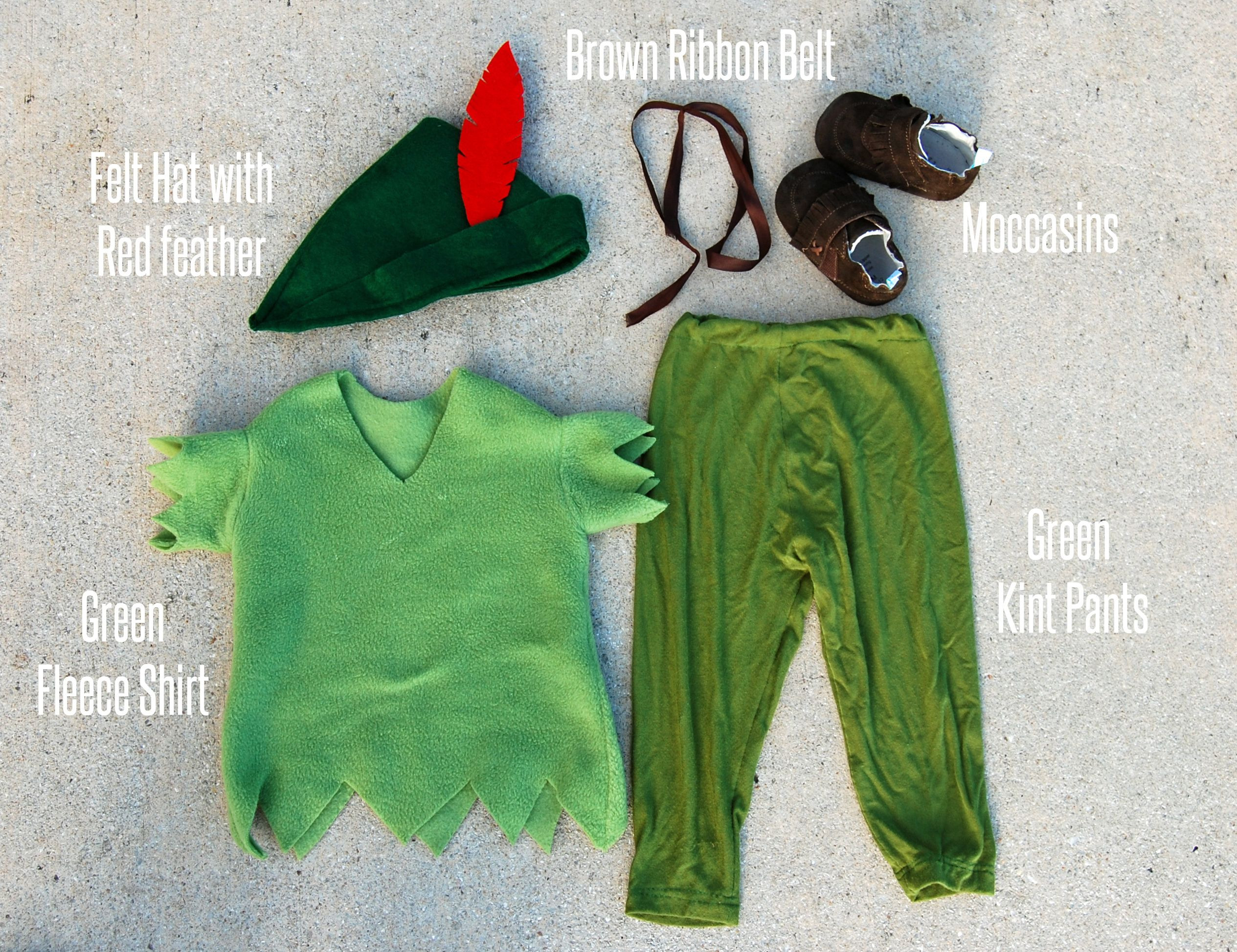 DIY Toddler Peter Pan Costume
 DIY Peter Pan Costume from The Nesting Spot