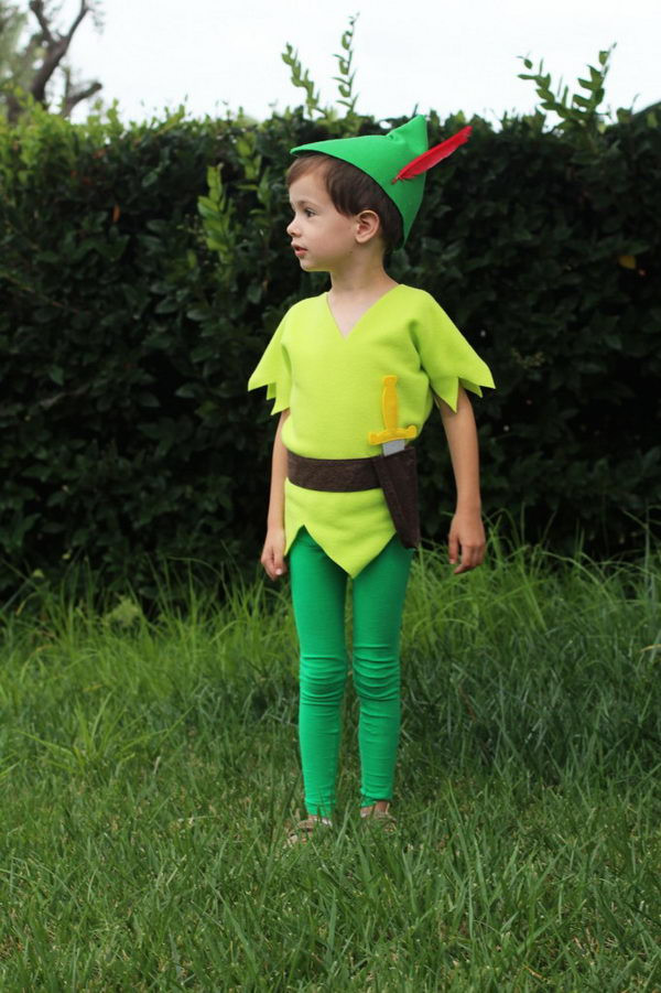 DIY Toddler Peter Pan Costume
 30 Cool Peter Pan and Tinkerbell Costumes