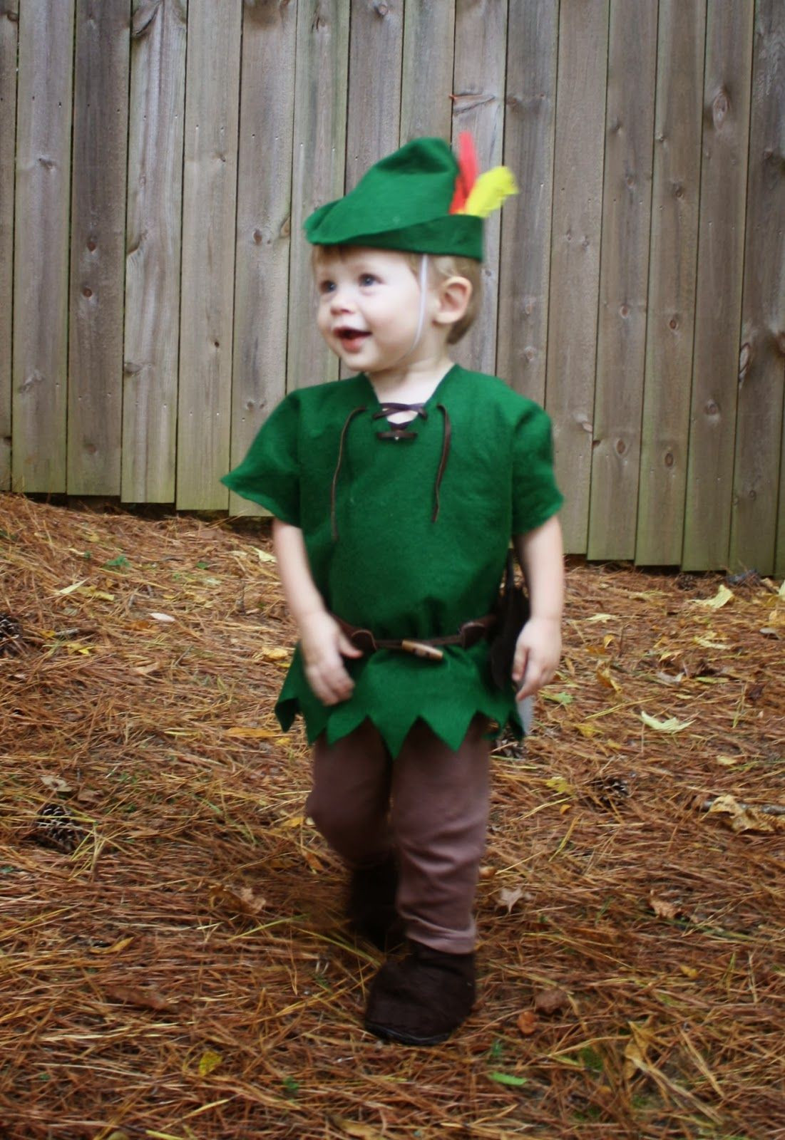 DIY Toddler Peter Pan Costume
 Live a Little Wilder a peter pan halloween DIY toddler