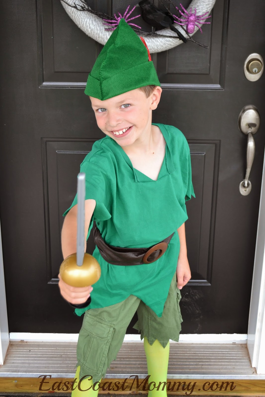 DIY Toddler Peter Pan Costume
 East Coast Mommy 20 Awesome No Sew Costumes for Kids
