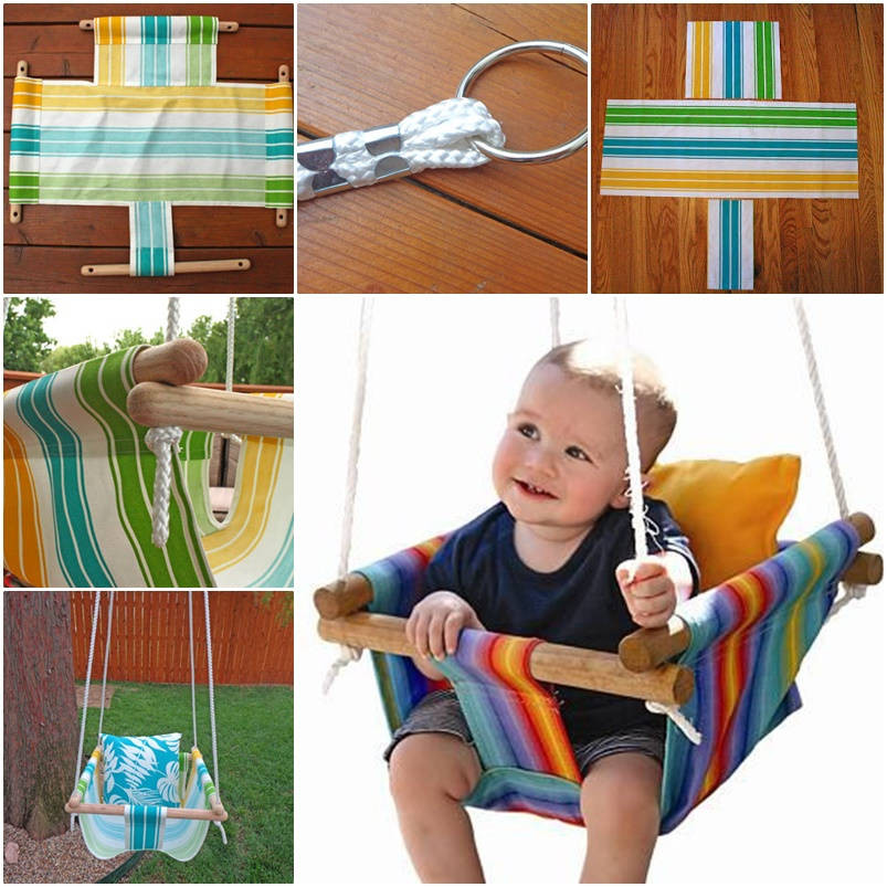 DIY Toddler Swing
 How to Build Fun Baby Hammock Type Swing