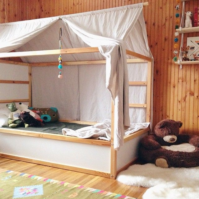 DIY Toddler Tent
 6 Ways to Customize the Ikea Kura Bed Petit & Small