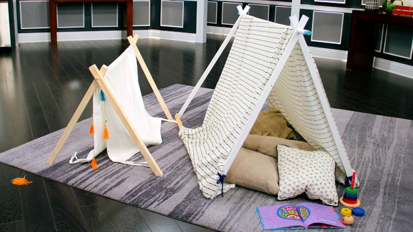 DIY Toddler Tent
 DIY Kids’ Play Tent Steven and Chris
