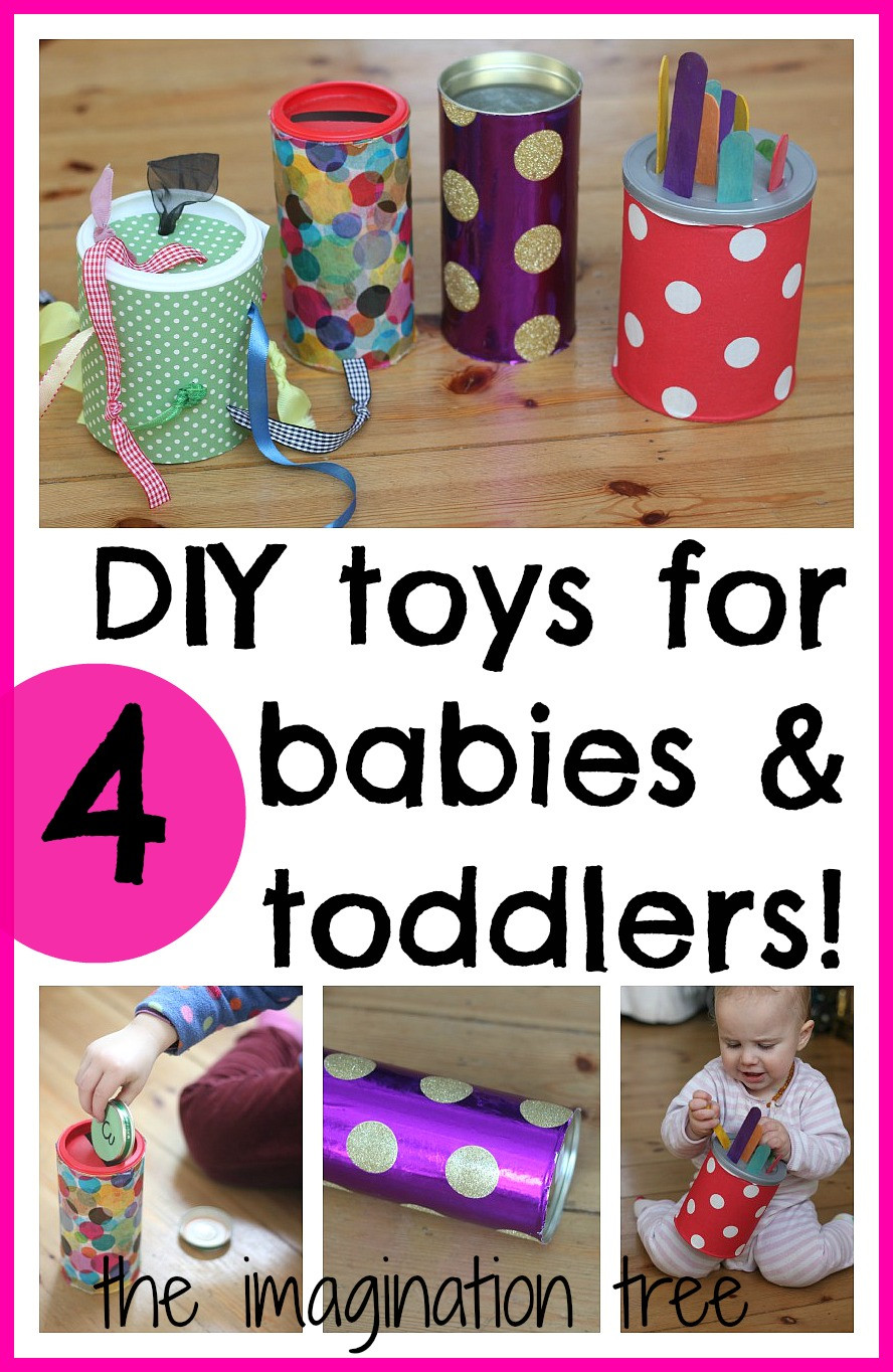 DIY Toys For Toddlers
 4 DIY Baby and Toddler Toys for Motor Skills The