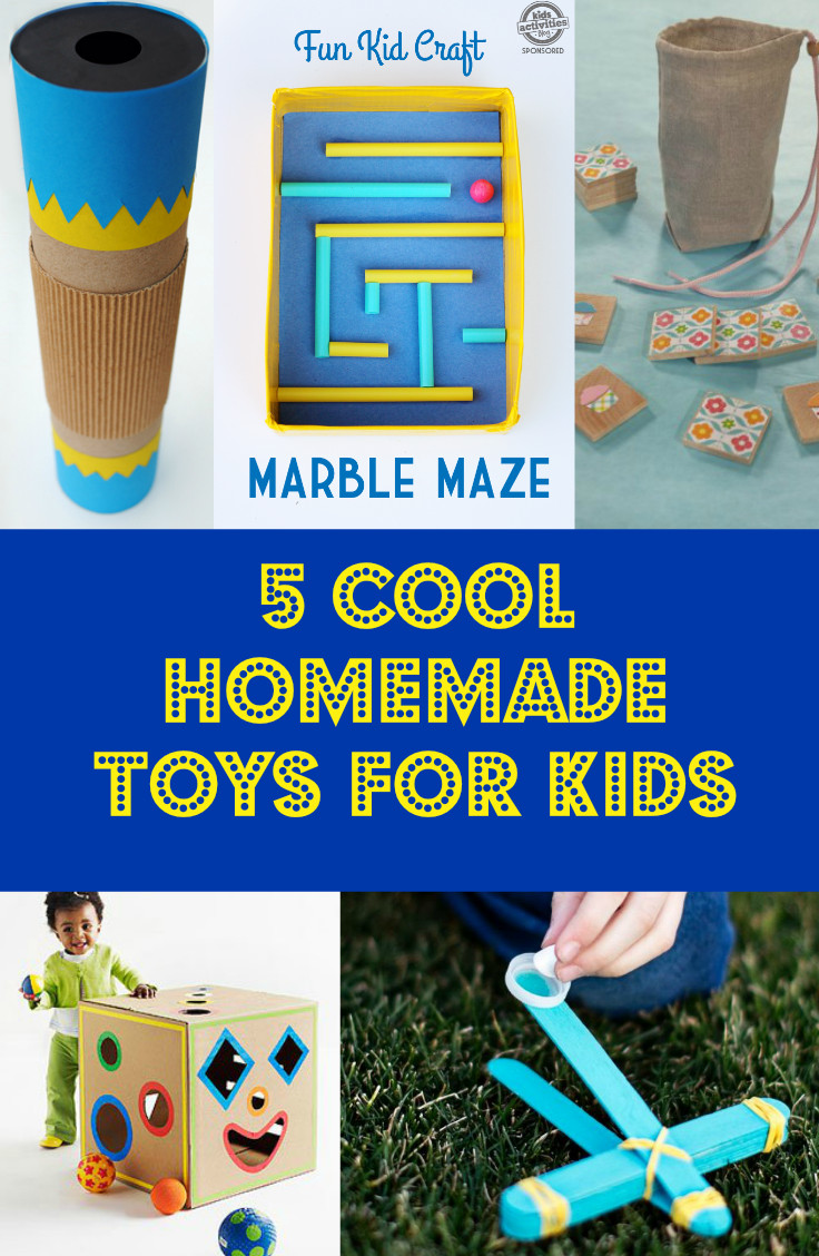 DIY Toys For Toddlers
 5 Cool Homemade Toys For Kids