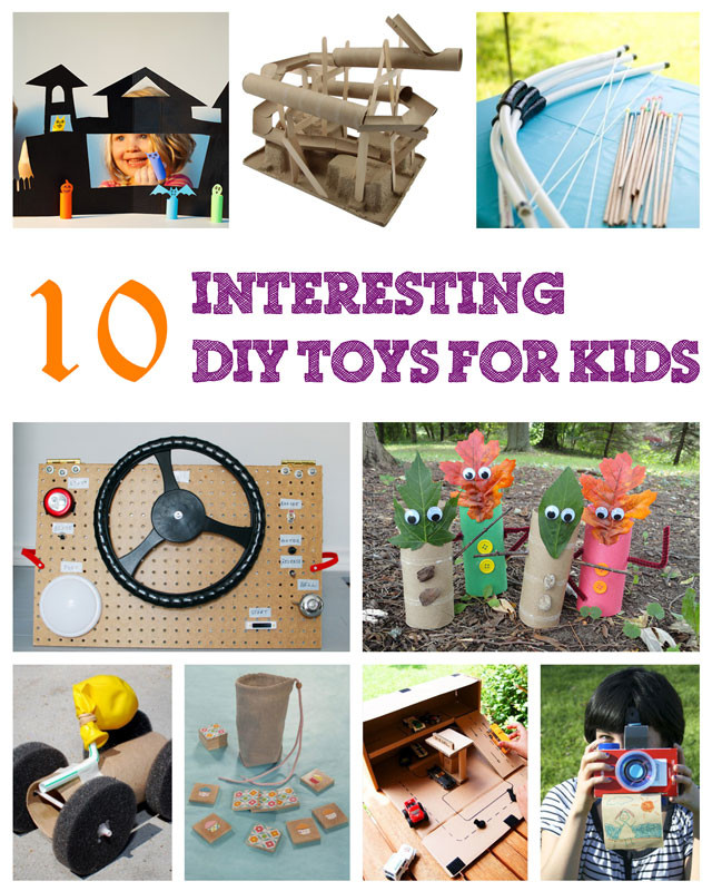 DIY Toys For Toddlers
 10 Interesting DIY Toys for Kids