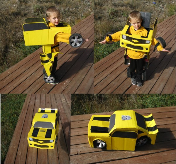 DIY Transformers Costumes
 Bumblebee Transformer Costumes Costume Pop