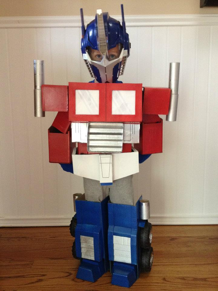 DIY Transformers Costumes
 Optimus Prime Costumes