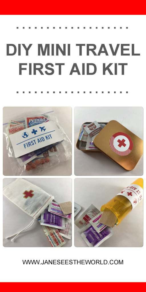 DIY Travel First Aid Kit
 DIY mini travel first aid kit what to pack and how to