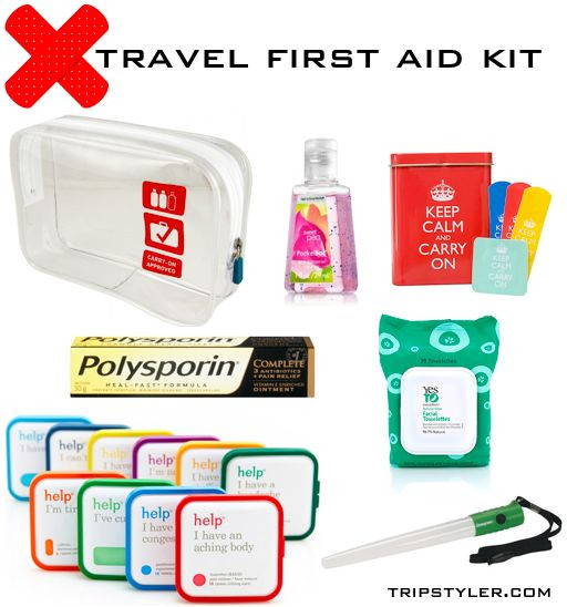 DIY Travel First Aid Kit
 DIY travel first aid kit what you need packingtips