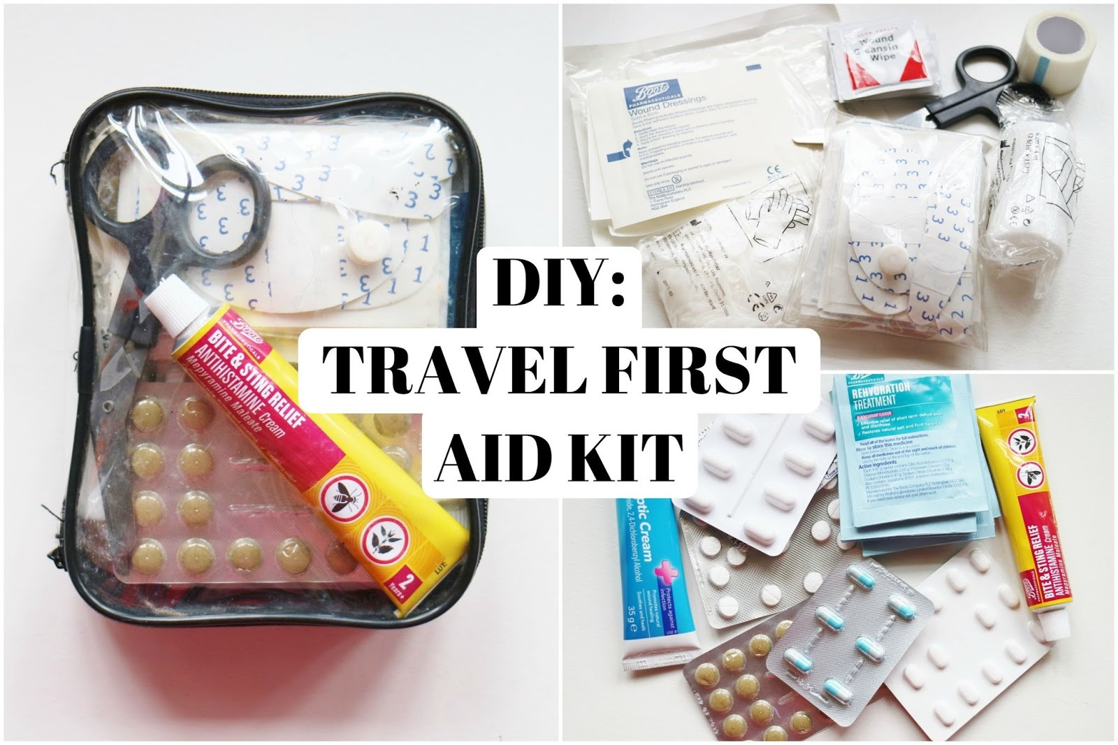 DIY Travel First Aid Kit
 Life of Libby