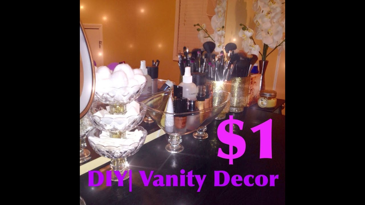 DIY Vanity Organizer
 DIY MakeUp Vanity Display $1store