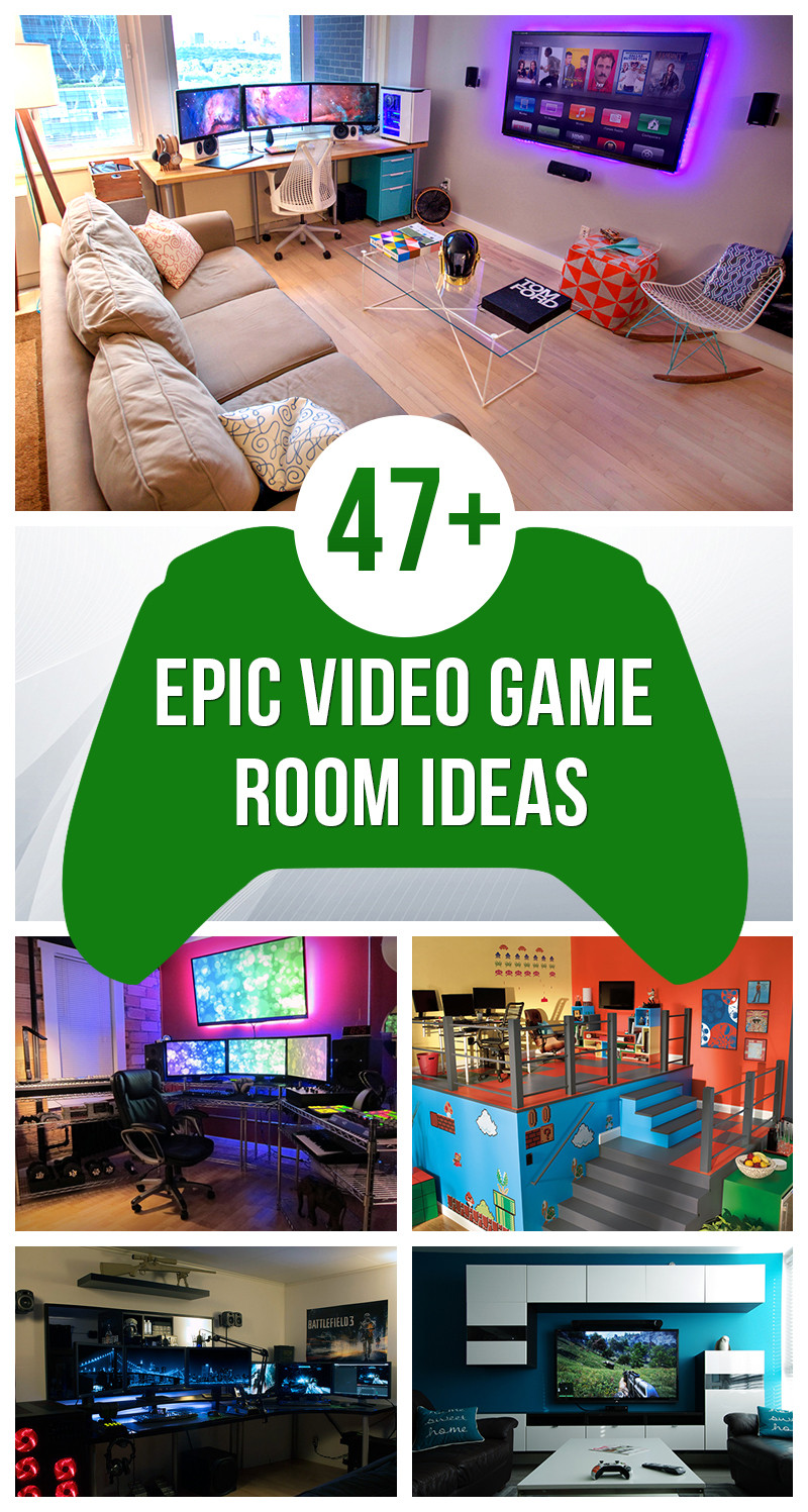 DIY Video Game Decor
 47 Epic Video Game Room Decoration Ideas for 2020