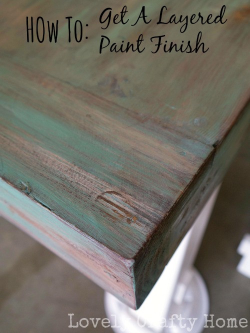DIY Weathered Wood Stain
 DIY Weathered Table Finish