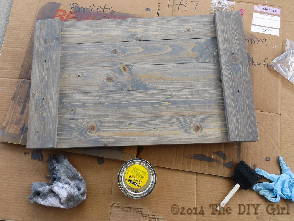 DIY Weathered Wood Stain
 Weathered Gray Wood Stain
