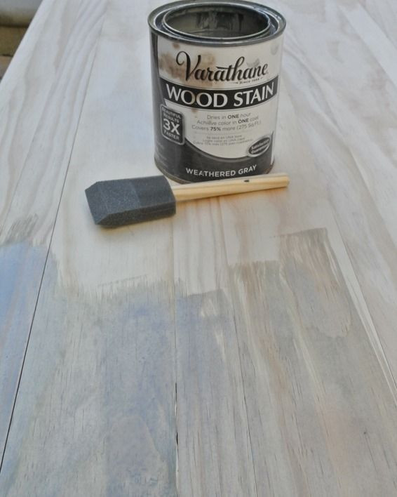 DIY Weathered Wood Stain
 Weathered Gray Wood Stain Weathered Gray Stain Love