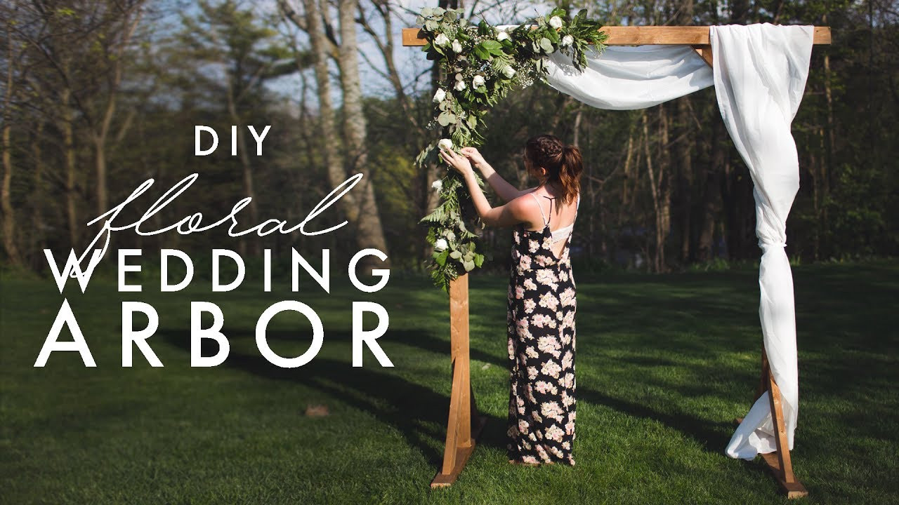 DIY Wedding Arbor
 DIY WOODEN ARCH PERFECT FOR WEDDINGS