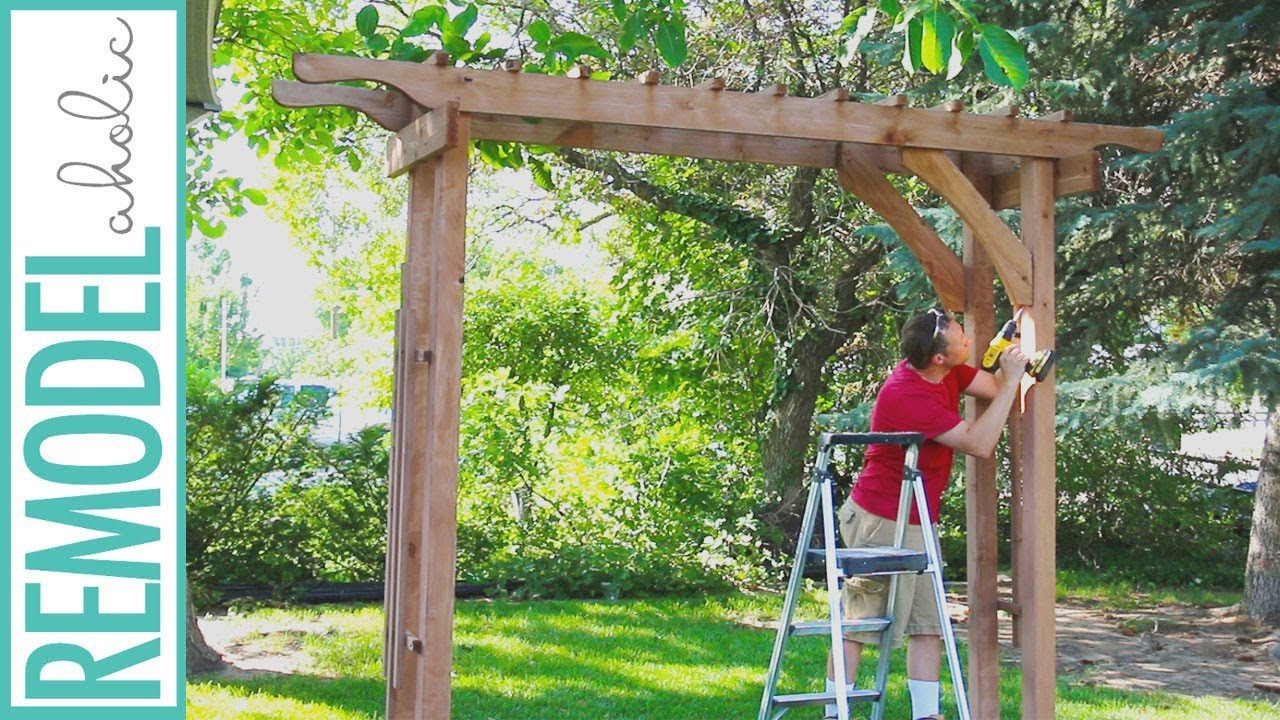 DIY Wedding Arbor
 How to Build a Wood Arbor for Garden Yard or Wedding