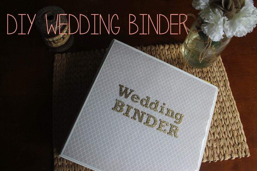 DIY Wedding Binder
 Corin Bakes DIY Wedding Planning Binder