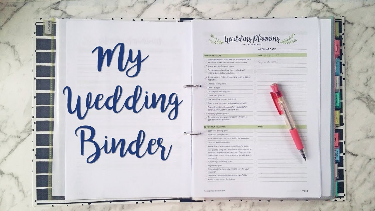 21 Of The Best Ideas For Diy Wedding Binder Home Family Style And Art Ideas