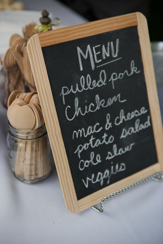 DIY Wedding Buffet Menu Ideas
 20 Rustic I do BBQ Barbecue Wedding Ideas