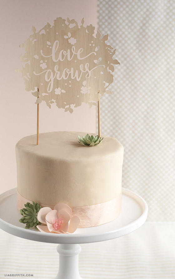DIY Wedding Cake Toppers
 DIY Wedding Cake and Cupcake Topper Lia Griffith
