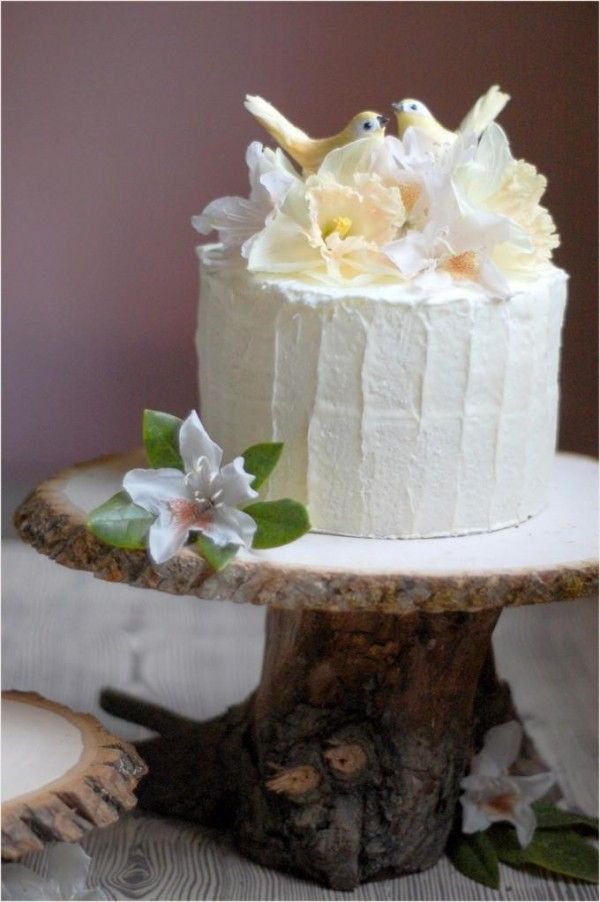 DIY Wedding Cakes
 DIY Rustic Wedding Cake Stand ce Wed