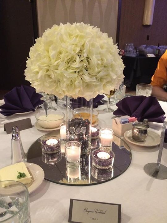 Diy Wedding Centerpieces Flowers
 DIY Silk Floral and Candle Centerpiece