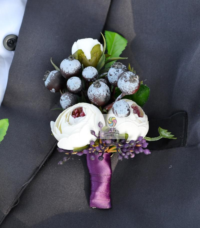 DIY Wedding Corsages
 DIY Wedding Corsage Flowers Groom Boutonniere Bride