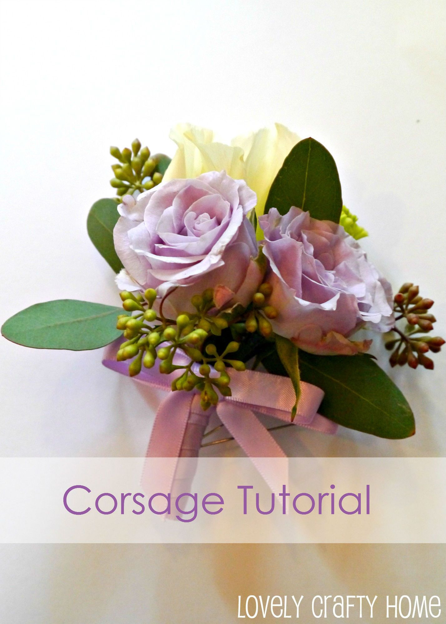 DIY Wedding Corsages
 DIY Bride on a Bud corsage for mother of the bride
