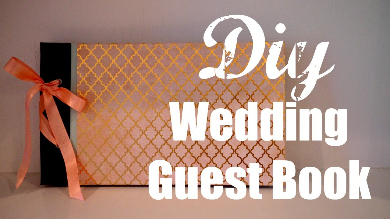 DIY Wedding Guest Book
 DIY wedding guest book