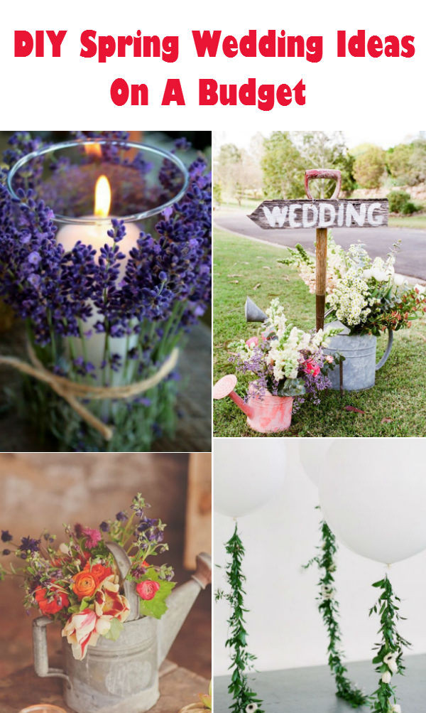 DIY Wedding Ideas On A Budget
 20 Creative DIY Wedding Ideas For 2016 Spring