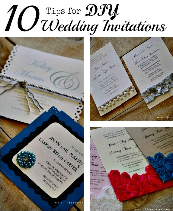 DIY Wedding Invite
 Craftaholics Anonymous
