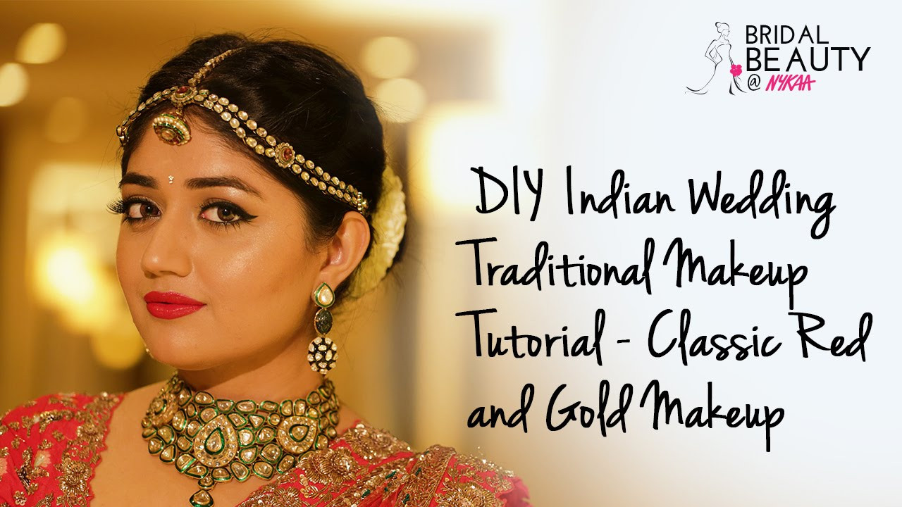 Diy Wedding Makeup Tutorial
 DIY Indian Wedding Makeup Tutorial Classic Red and Gold