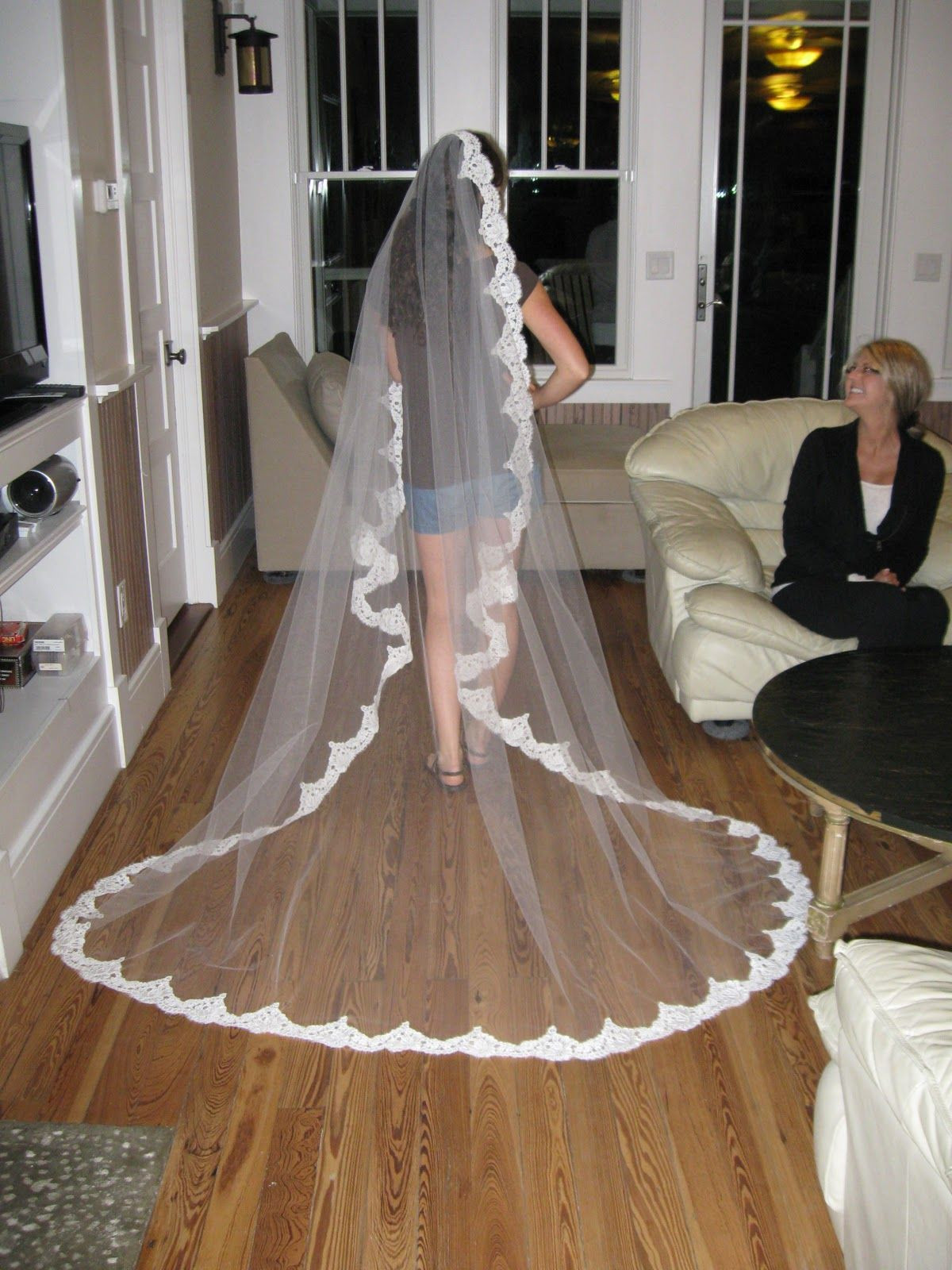 Diy Wedding Veils
 Bean In Love Tulle Lace and Two Sisters DIY wedding