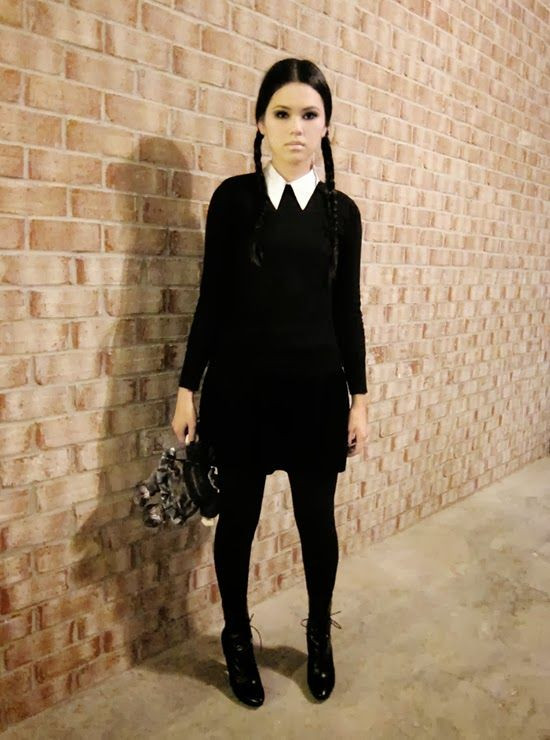 The Best Ideas for Diy Wednesday Addams Costume – Home, Family, Style ...