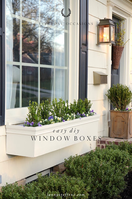 DIY Window Flower Boxes
 Jenny Steffens Hobick Window Boxes