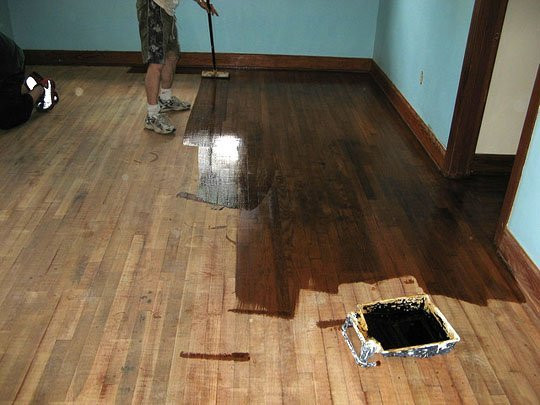 DIY Wood Floor
 How To Refinish Wood Floors 11 Cool DIYs Shelterness