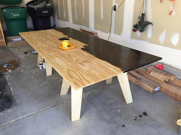 DIY Wood Kitchen Table
 DIY Kitchen Table on a Bud The Home Depot Blog
