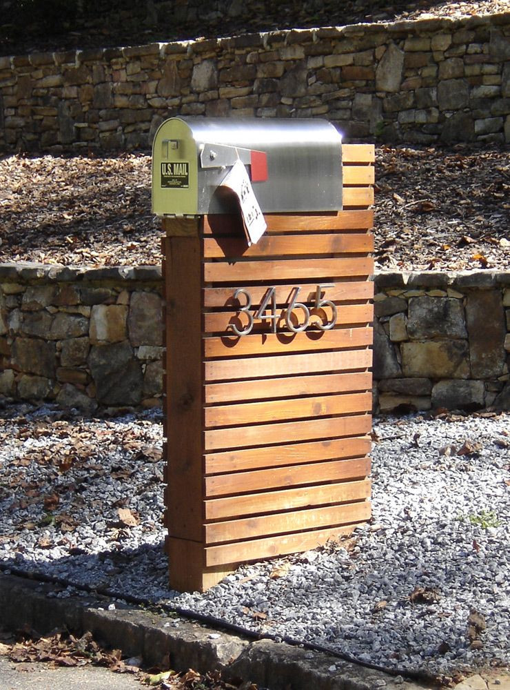 DIY Wood Mailbox
 Mailbox Inspiration