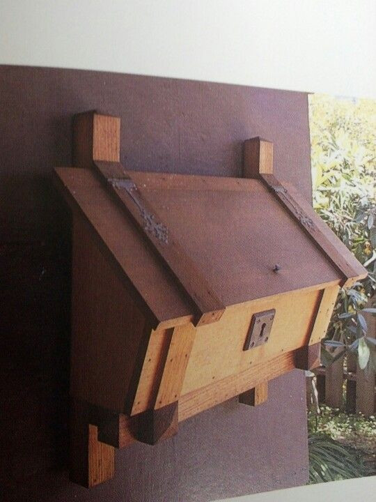DIY Wood Mailbox
 Mailbox