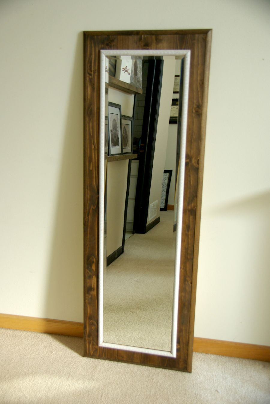 DIY Wood Mirror Frame
 DIY Floor Mirror Frame