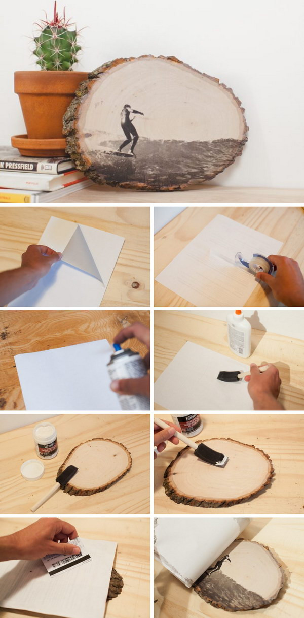 DIY Wood Photo Transfer
 50 Awesome DIY Image Transfer Projects 2017