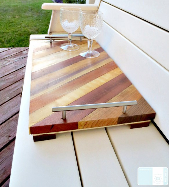 DIY Wood Serving Tray
 DIY Serving Tray Great ideas for Hostess Gifts Sawdust