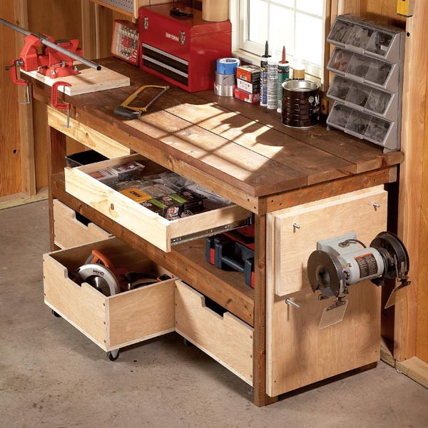 DIY Wood Workbench
 Diy Workbenches PDF Woodworking