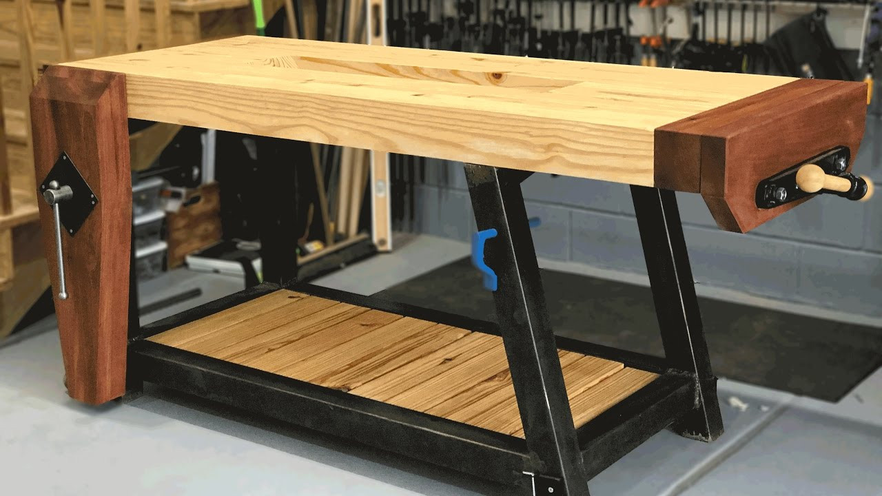 DIY Wood Workbench
 Ultimate Woodworking Workbench Build