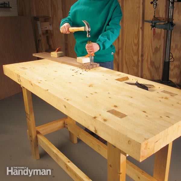 DIY Wood Workbench
 49 Free DIY Workbench Plans & Ideas to Kickstart Your