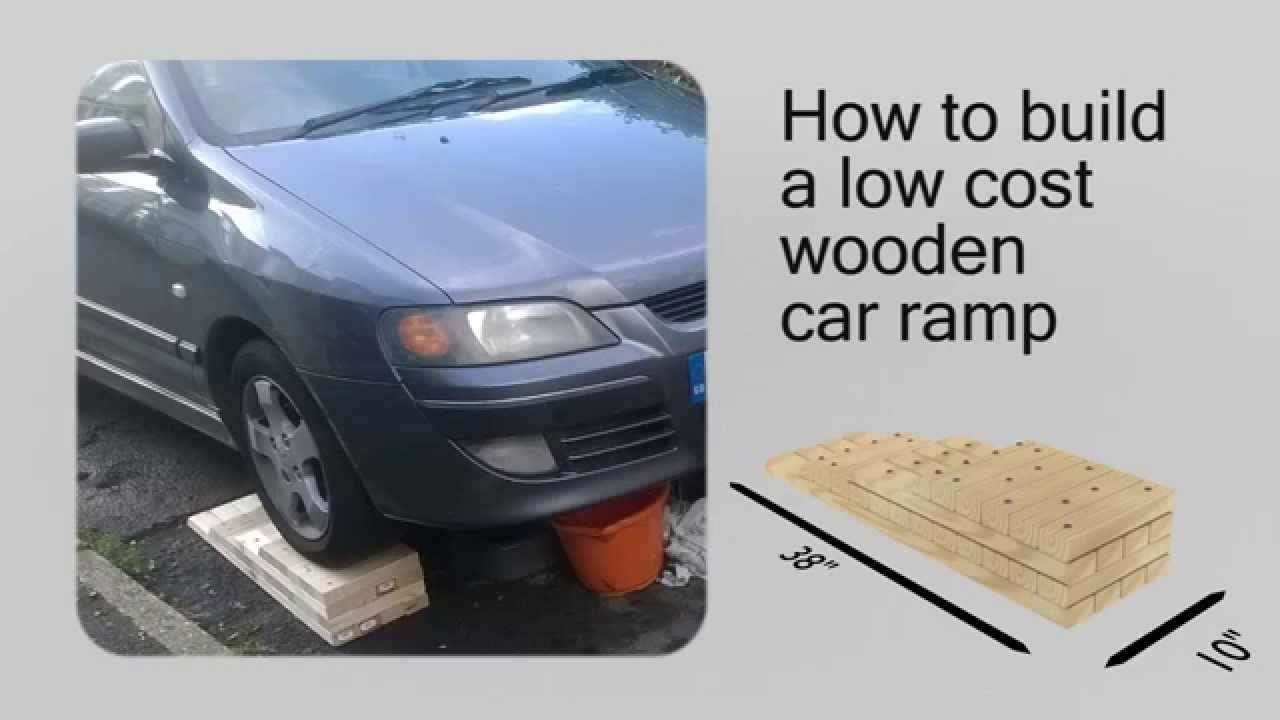 DIY Wooden Car Ramps
 How to build a Low Cost DIY Wooden Car Ramp Plans