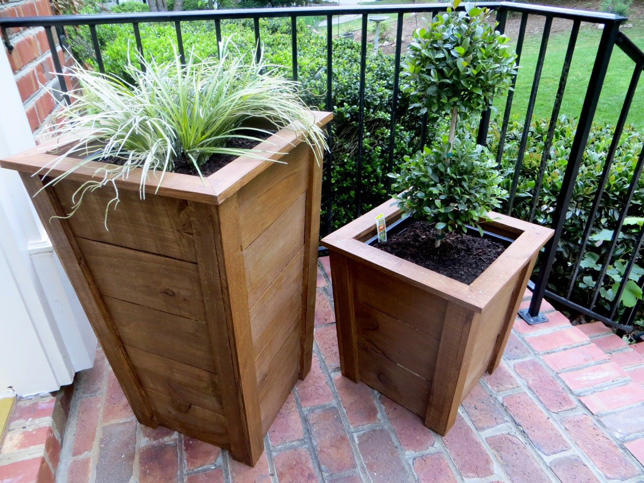 DIY Wooden Flower Boxes
 The Project Lady DIY Tutorial Decorative Wood Planter Boxes