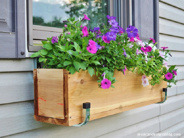 DIY Wooden Flower Boxes
 Top 10 Best DIY Window Boxes Top Inspired
